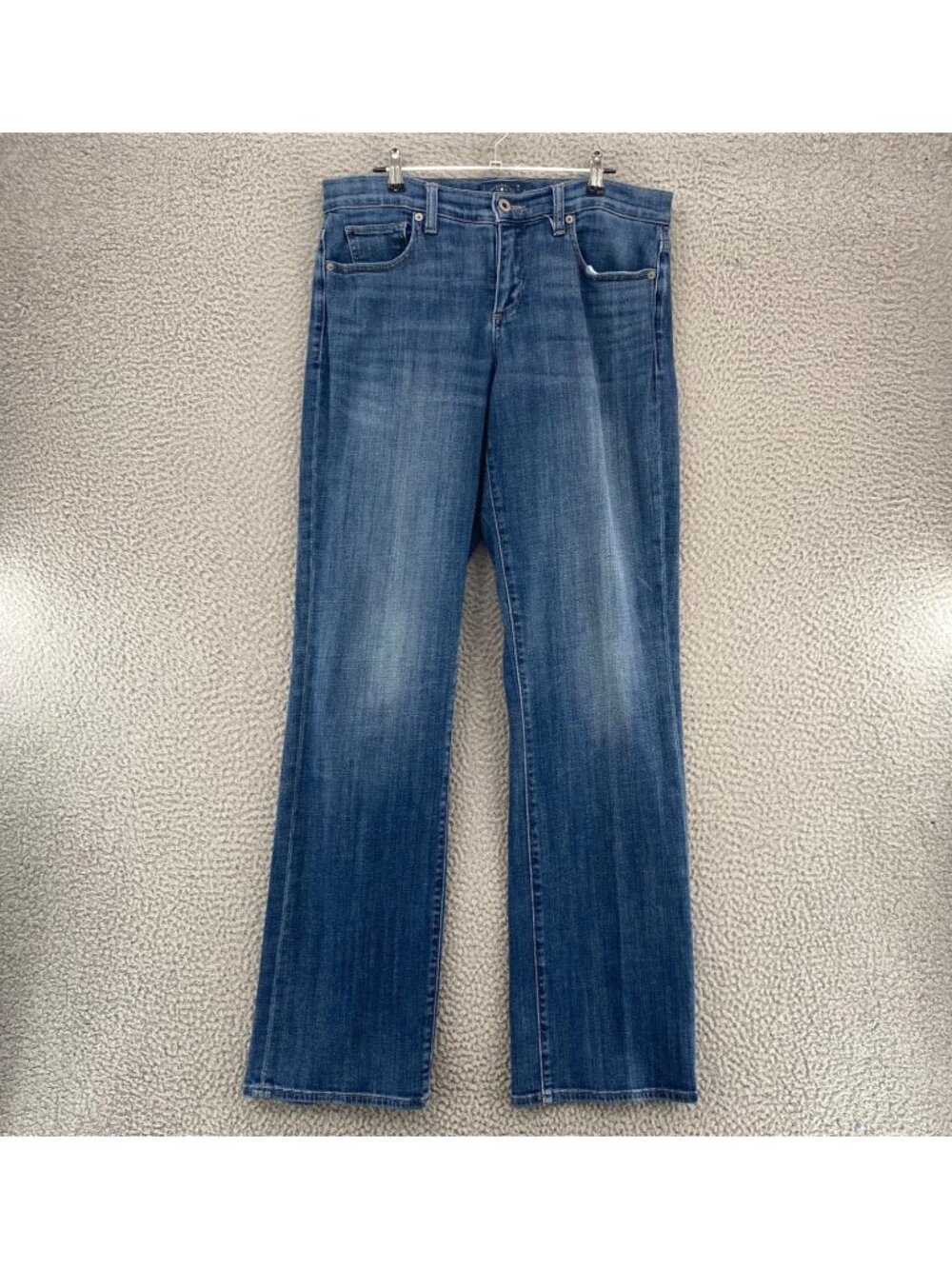 Lucky Brand Jeans Womens Large Easy Rider Blue Handcrafted Bootcut Denim Pockets